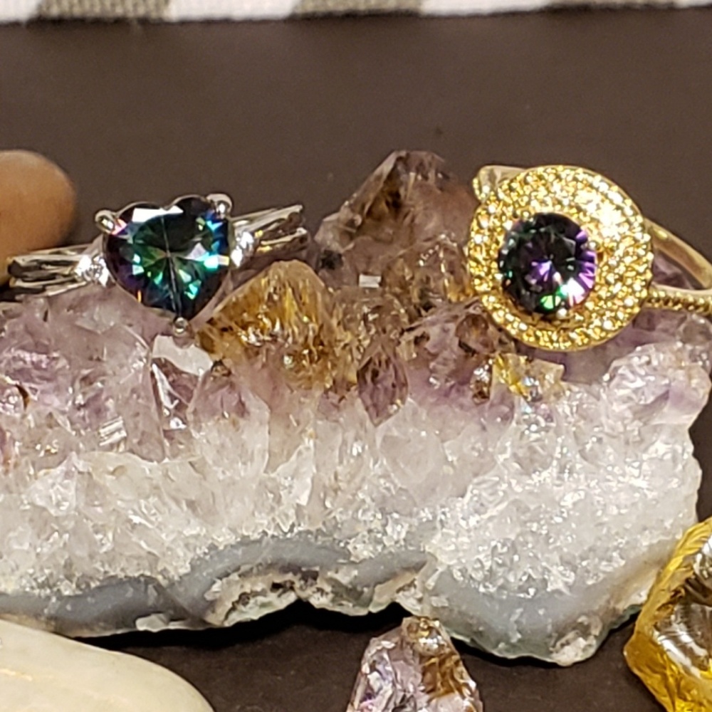 Beautiful Mystic Topz rings!